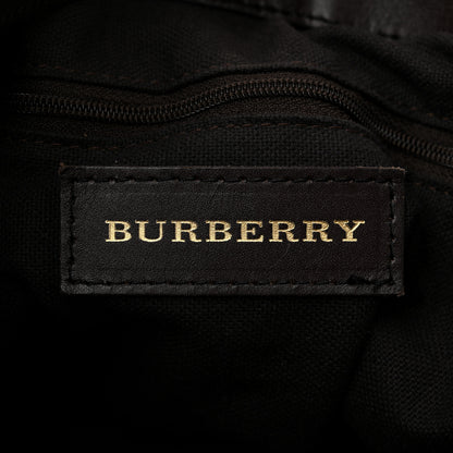 Burberry Haymarket Check Medium Golderton Tote Chocolate 7 of 13