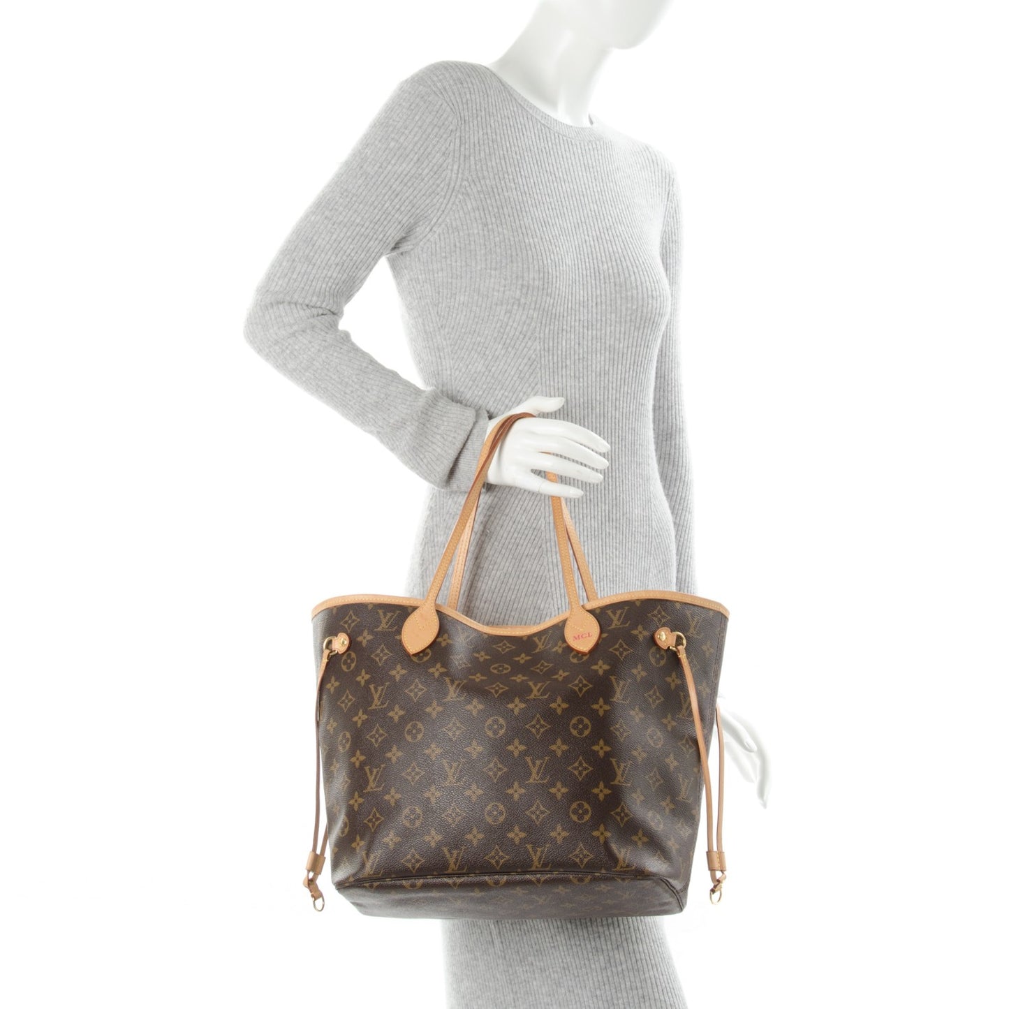 Monogram Neo Neverfull MM Pivoine