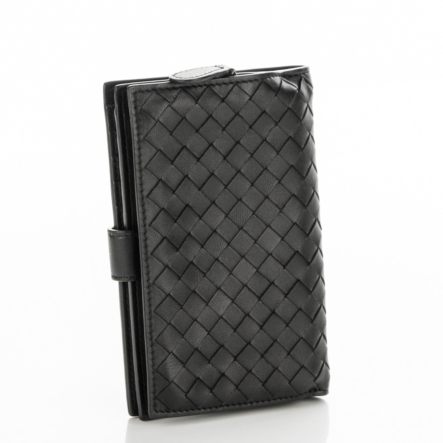 Nappa Intrecciato Continental Wallet Black