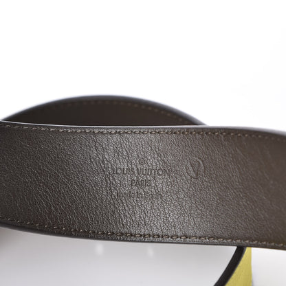 Louis Vuitton Damier Infini Calfskin 40mm Belt 100 40 Vert Acide 8 of 8