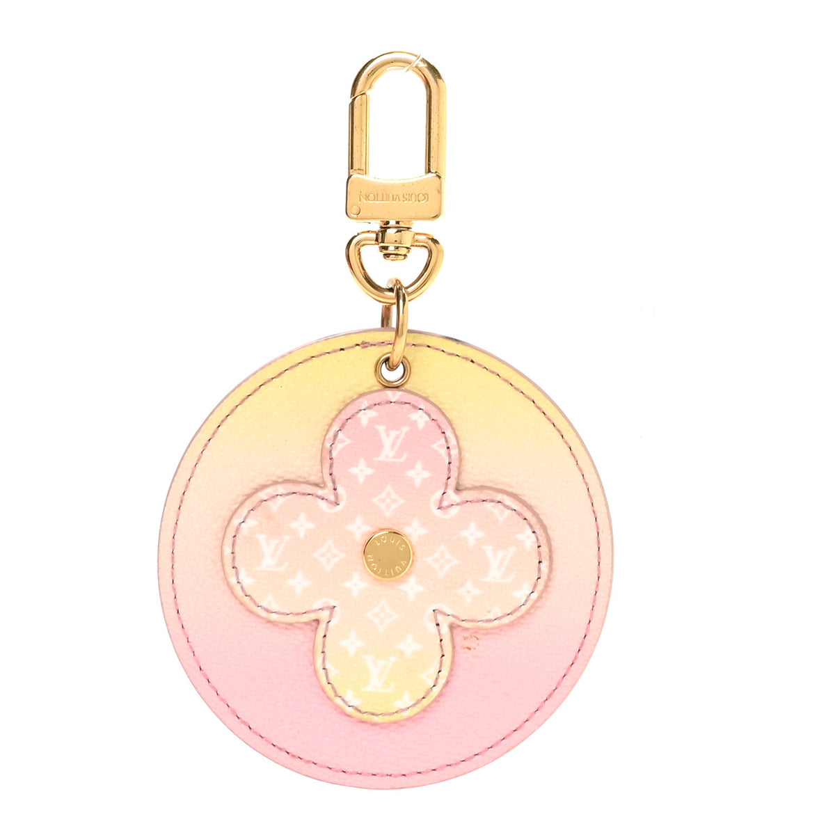 Louis Vuitton Monogram By The Pool Illustre Bag Charm Key Holder Light Pink 1 of 5