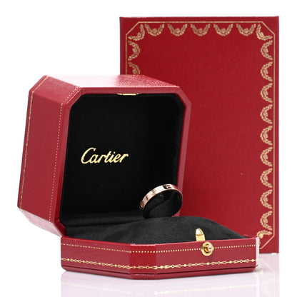 Cartier 18K Pink Gold 3.5mm LOVE Wedding Band Ring 60 9.25 5 of 5