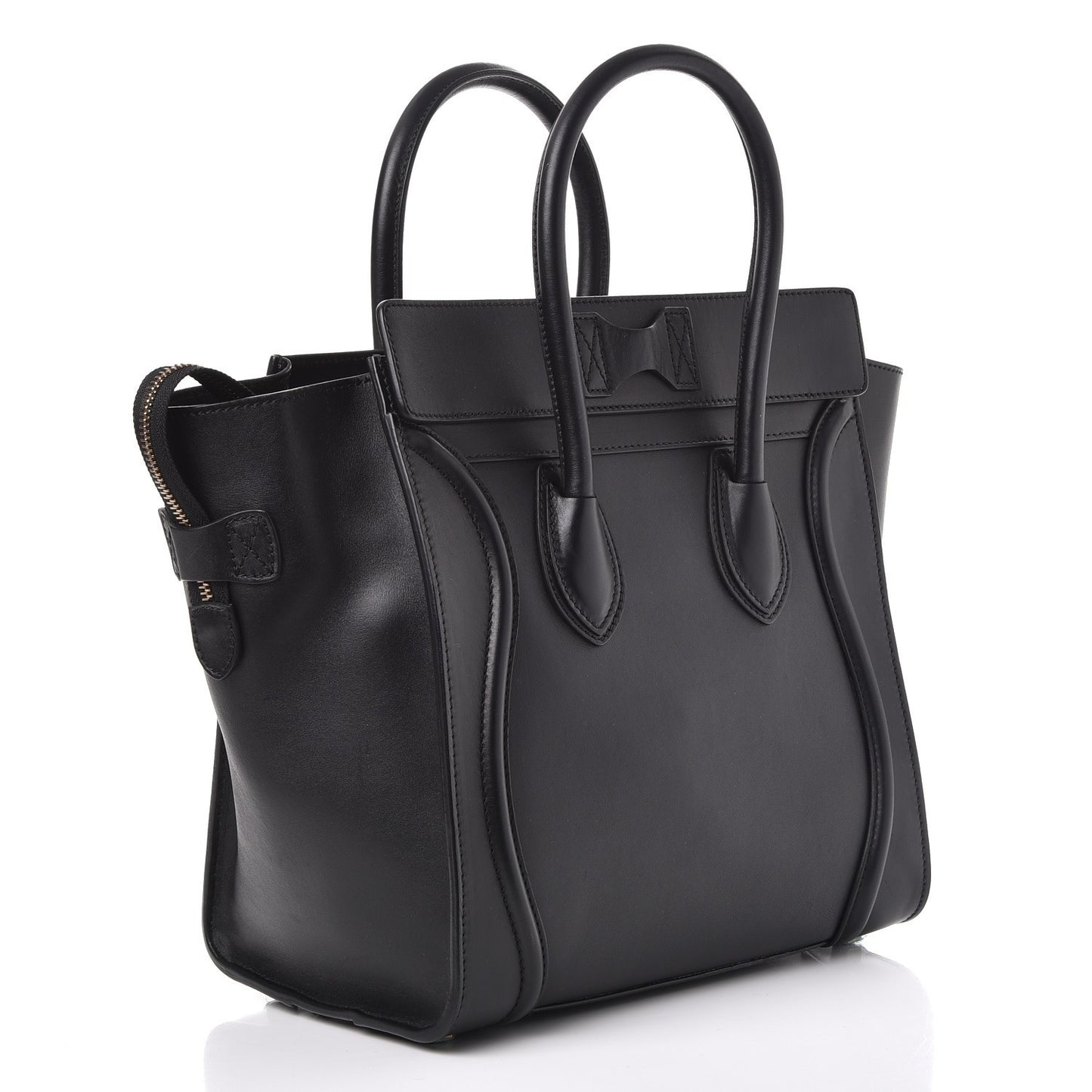 Smooth Calfskin Mini Luggage Black
