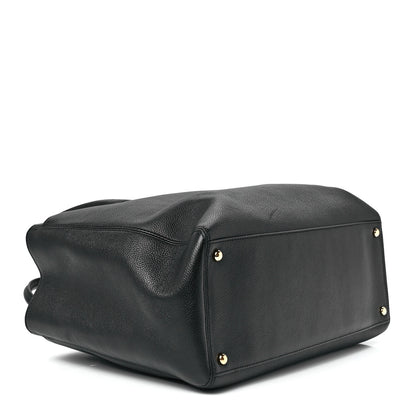 Chanel Calfskin Cerf Executive Shopper Tote Black 3 of 12