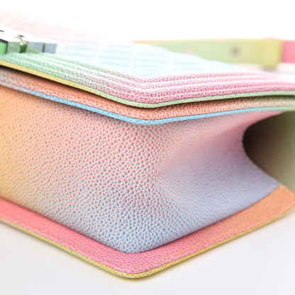 Chanel Caviar Quilted Medium Cuba Rainbow Boy Flap Multicolor 10 of 12