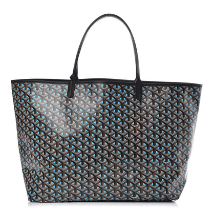 Goyard Goyardine Saint Louis Claire Voie GM Black Blue 3 of 11