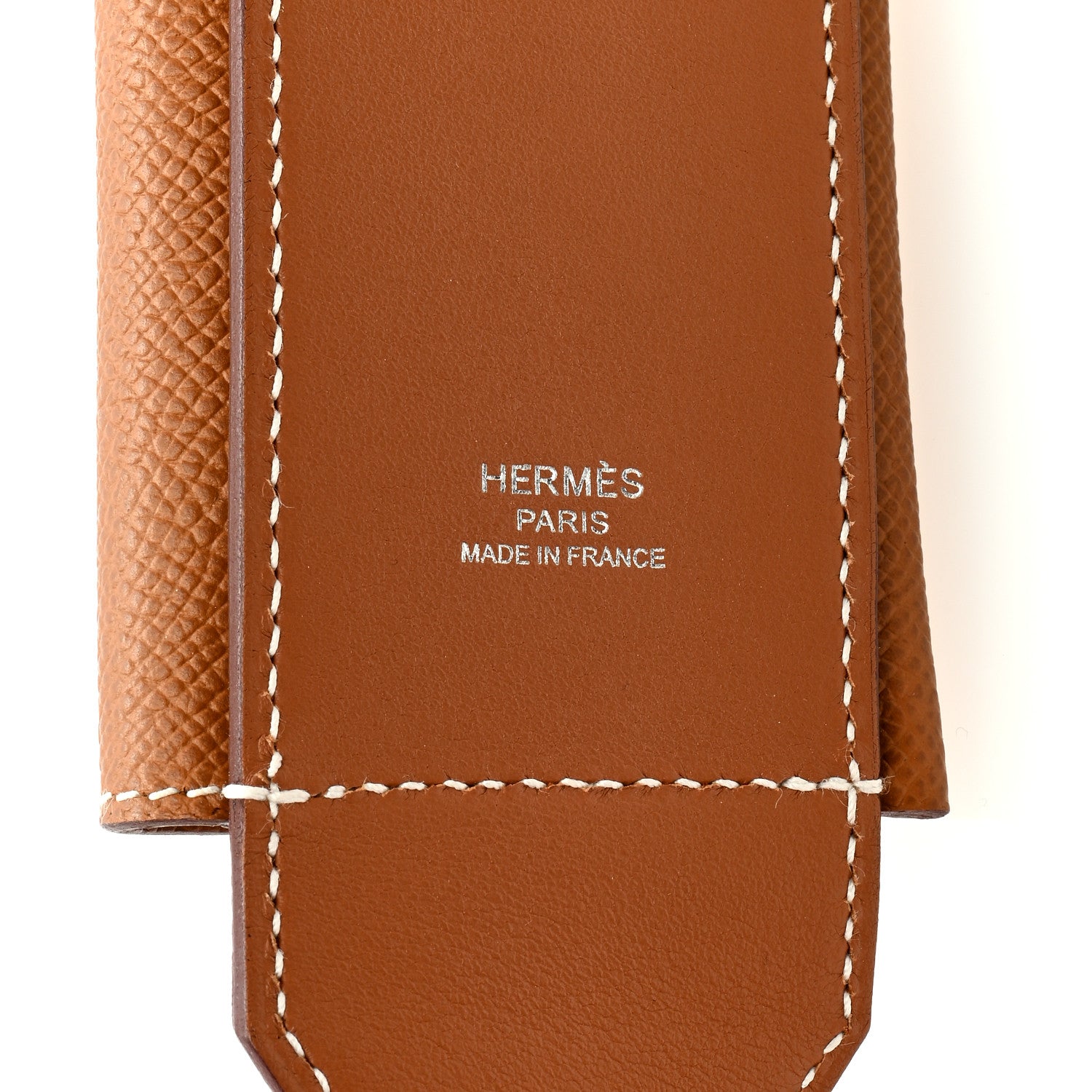 Hermes Swift Epsom Pocket Kelly Shoulder Strap Gold 4 of 5