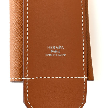 Hermes Swift Epsom Pocket Kelly Shoulder Strap Gold 4 of 5
