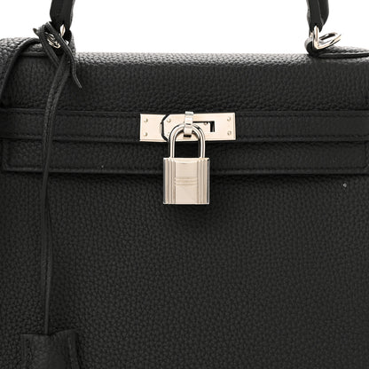 Hermes Togo Kelly Retourne 25 Black 8 of 12