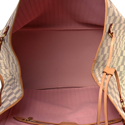 Louis Vuitton Damier Azur Neo Neverfull GM Rose Ballerine 5 of 13