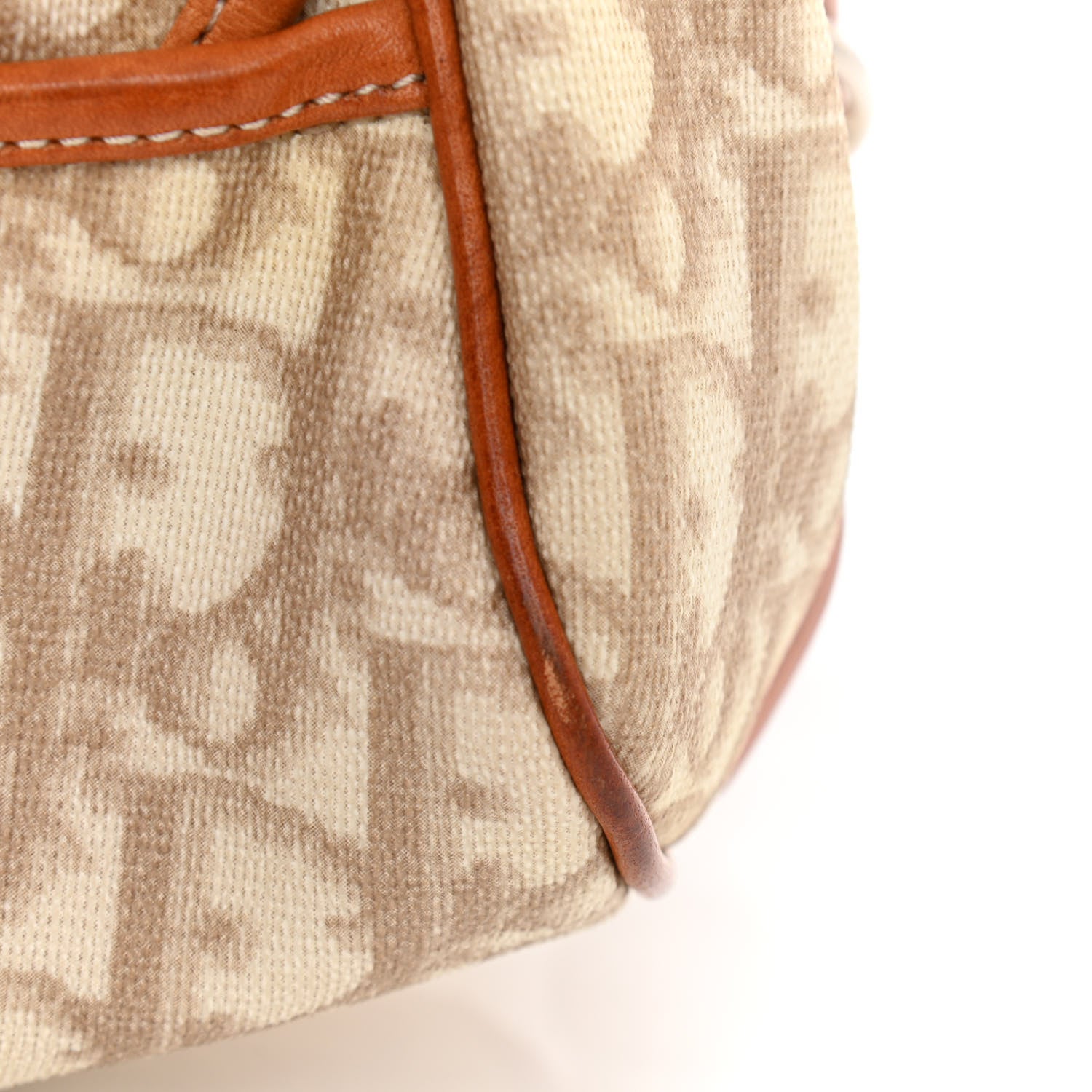 Christian Dior Monogram Romantique Trotter Flap Bag Beige Rose Clair 14 of 15