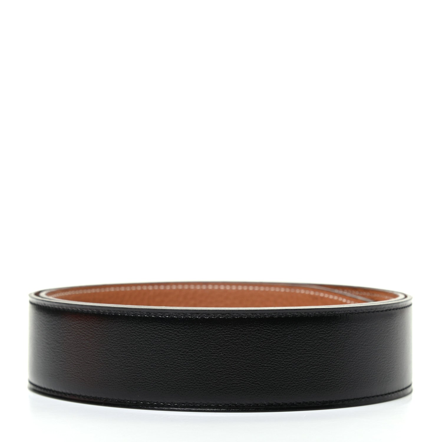 Hermes Box Togo 32mm Belt Strap 90 Black Gold 2 of 6