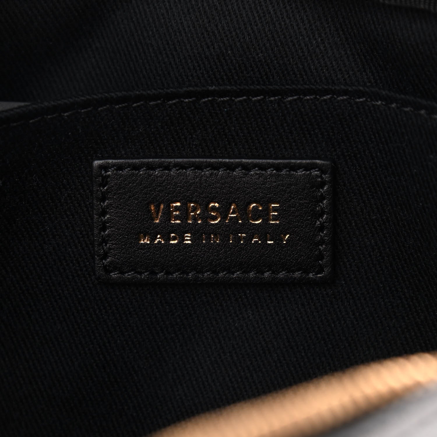 Versace Nappa Quilted Barocco Print Small Camera Bag Black 6 of 11