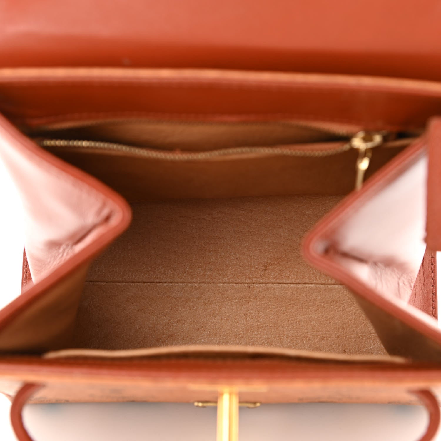 MCM Visetos Heritage Top Handle Satchel Cognac 5 of 11