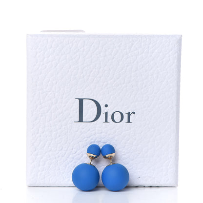 Christian Dior Mise En Dior Tribal Earrings Blue 4 of 4