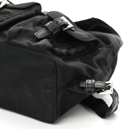 Prada Nylon Vela Mini Crossbody Backpack Black 8 of 8