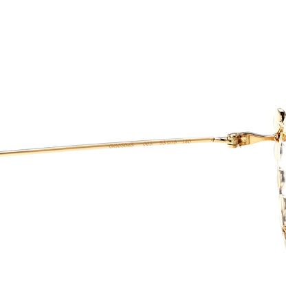 Gucci Metal Pearl Cat Eye Sunglasses GG0364S Gold 5 of 8