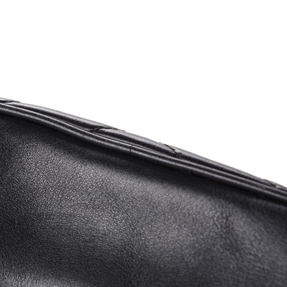 Gucci Calfskin Matelasse Mini GG Marmont Chain Shoulder Bag Black 10 of 14