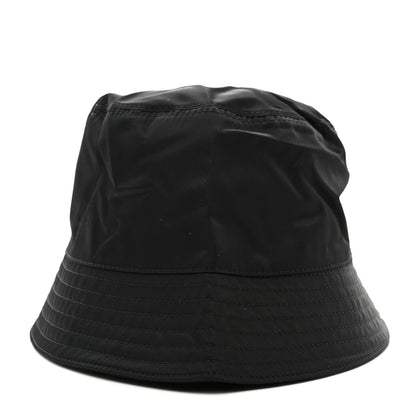 Prada Re-Nylon Metal Triangle Logo Mens Bucket Hat XXL Black 6 of 8