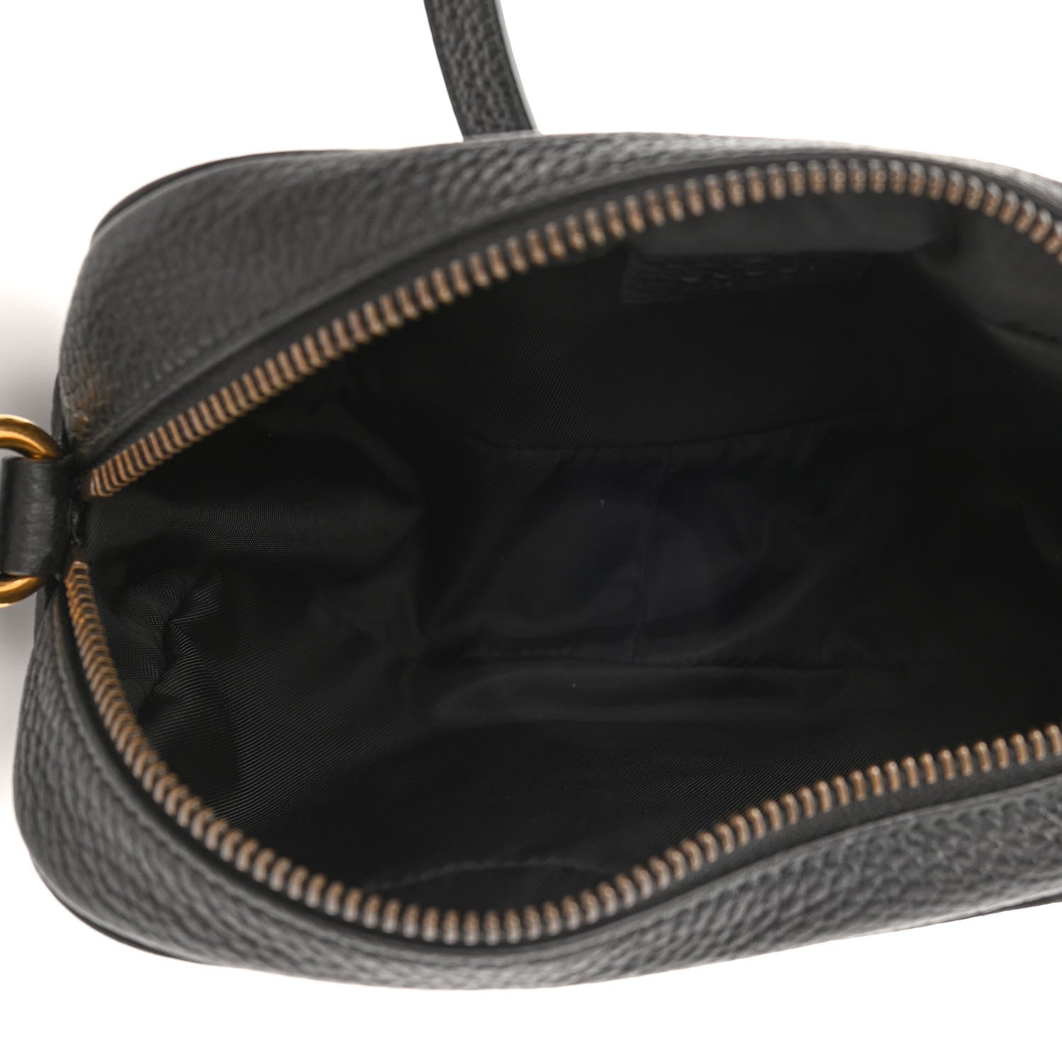 Gucci Pebbled Calfskin Mini Soho Disco Bag Black 5 of 10