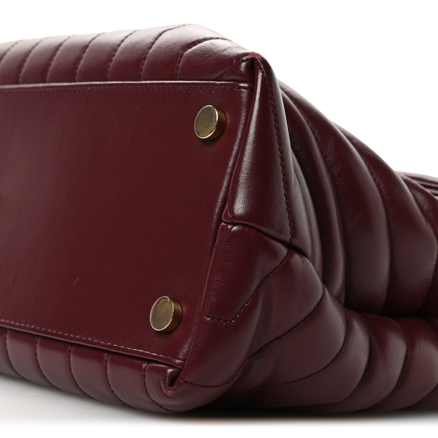 Saint Laurent Calfskin Y Quilted Monogram Large Loulou Chain Satchel Rouge Legion 10 of 10