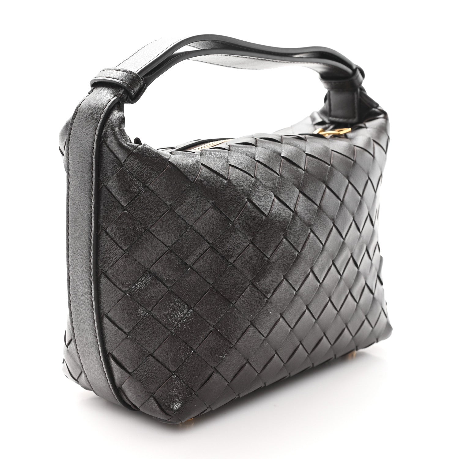 Bottega Veneta Calfskin Nappa Intrecciato Mini Wallace Fondant 2 of 10