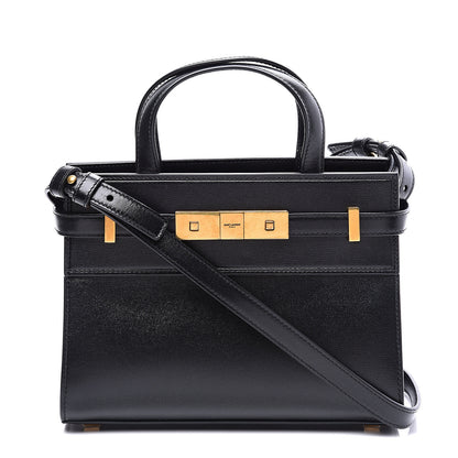 Saint Laurent Smooth Calfskin Manhattan Nano Shopper Tote Black 1 of 9