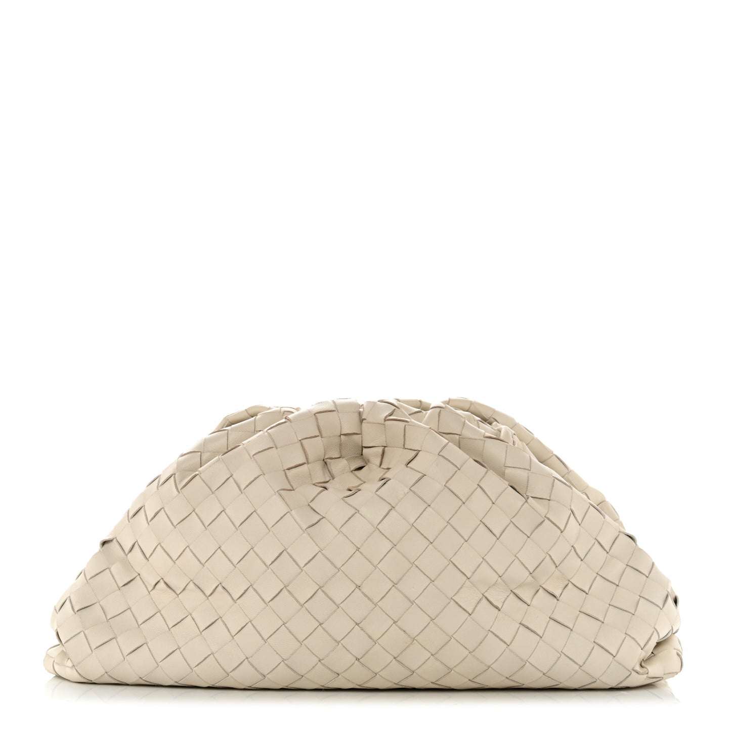 Nappa Maxi Intrecciato The Pouch Oversized Clutch Plaster