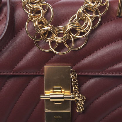 Chloe Calfskin Quilted Mini Drew Bijou Shoulder Bag Plum Purple 10 of 11