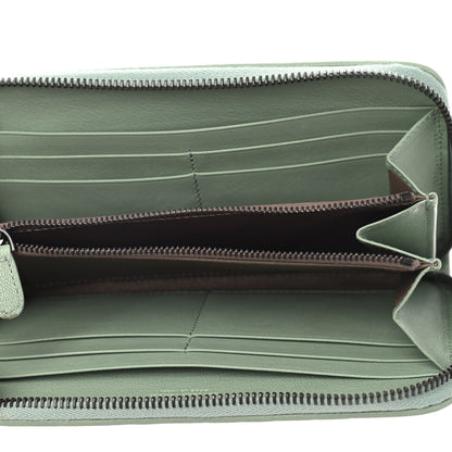 Bottega Veneta Nappa Intrecciato Zip Around Wallet Light Green 4 of 4