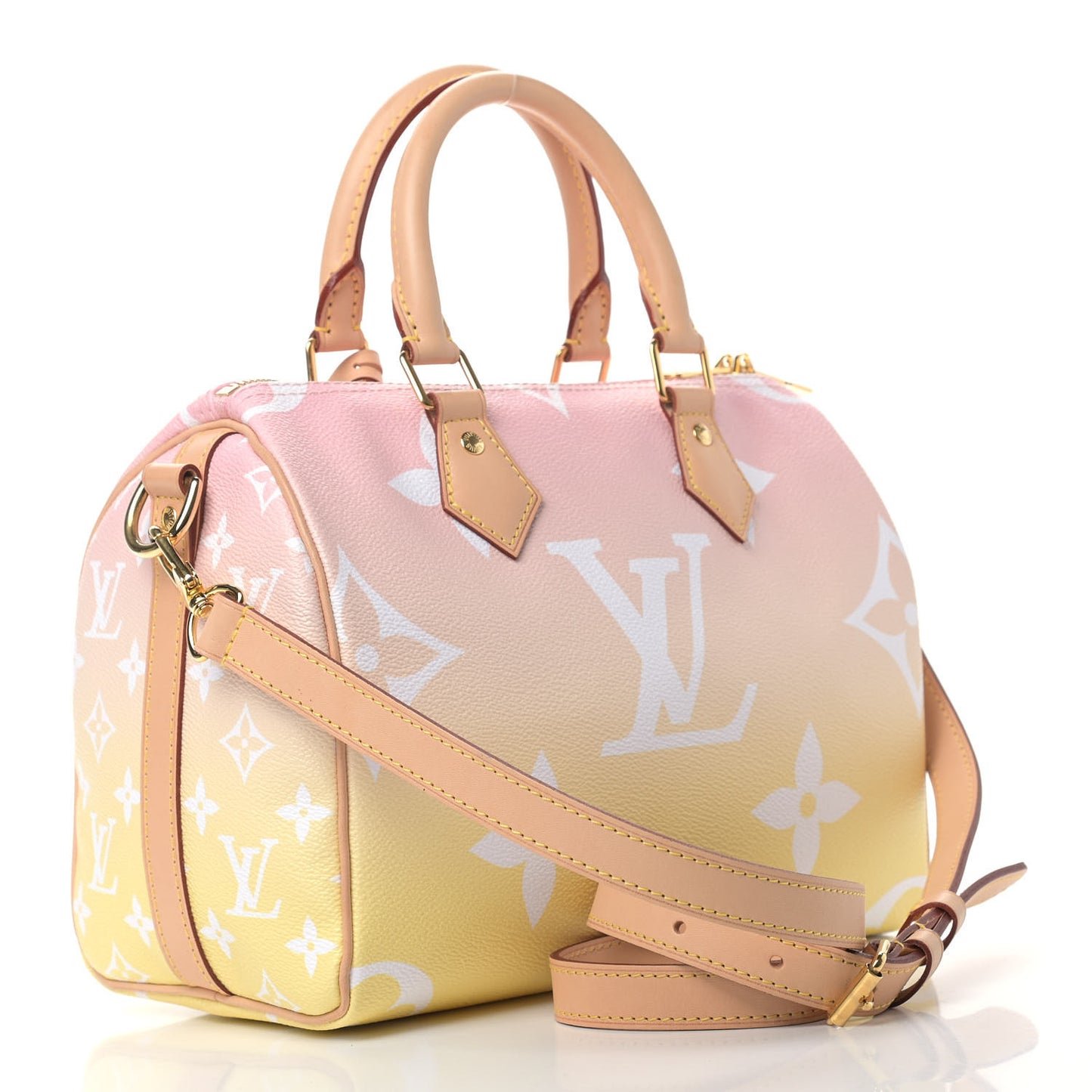 Monogram Giant By The Pool Speedy Bandouliere 25 Light Pink