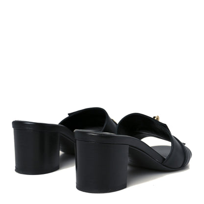 Hermes Calfskin Gigi 50 Sandals 36.5 Black 5 of 10