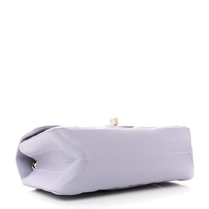 Chanel Aged Calfskin Chevron Quilted 2.55 Reissue Mini Flap Light Purple 4 of 10