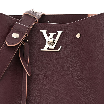 Louis Vuitton Calfskin Lockme Bucket Prune 8 of 14