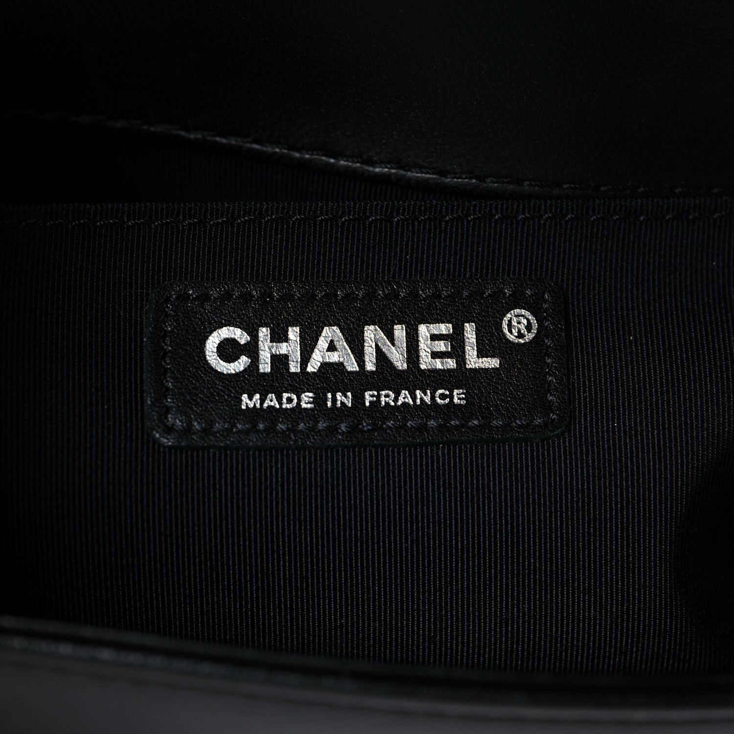 Chanel Lambskin Quilted Medium Boy Flap White Black 6 of 9