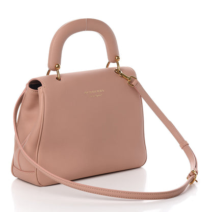 Burberry Trench Calfskin Medium DK88 Top Handle Bag Ash Rose 4 of 12