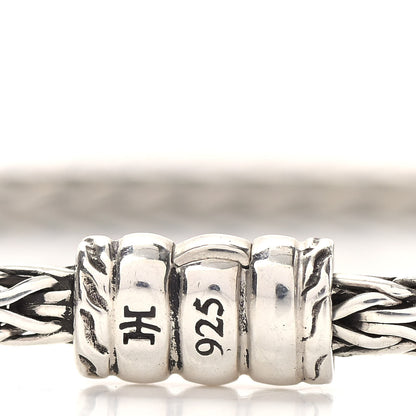 John Hardy Sterling Silver Wheat Chain Station Necklace 36" 4 of 4