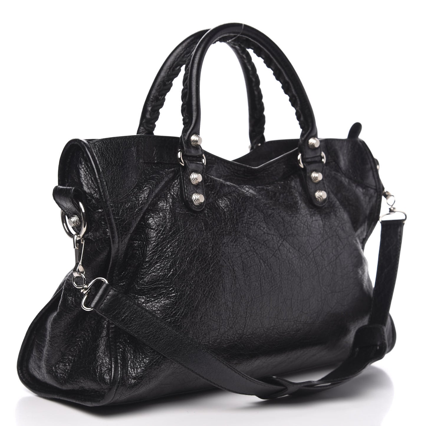 Agneau Giant 12 Silver Hardware City Black