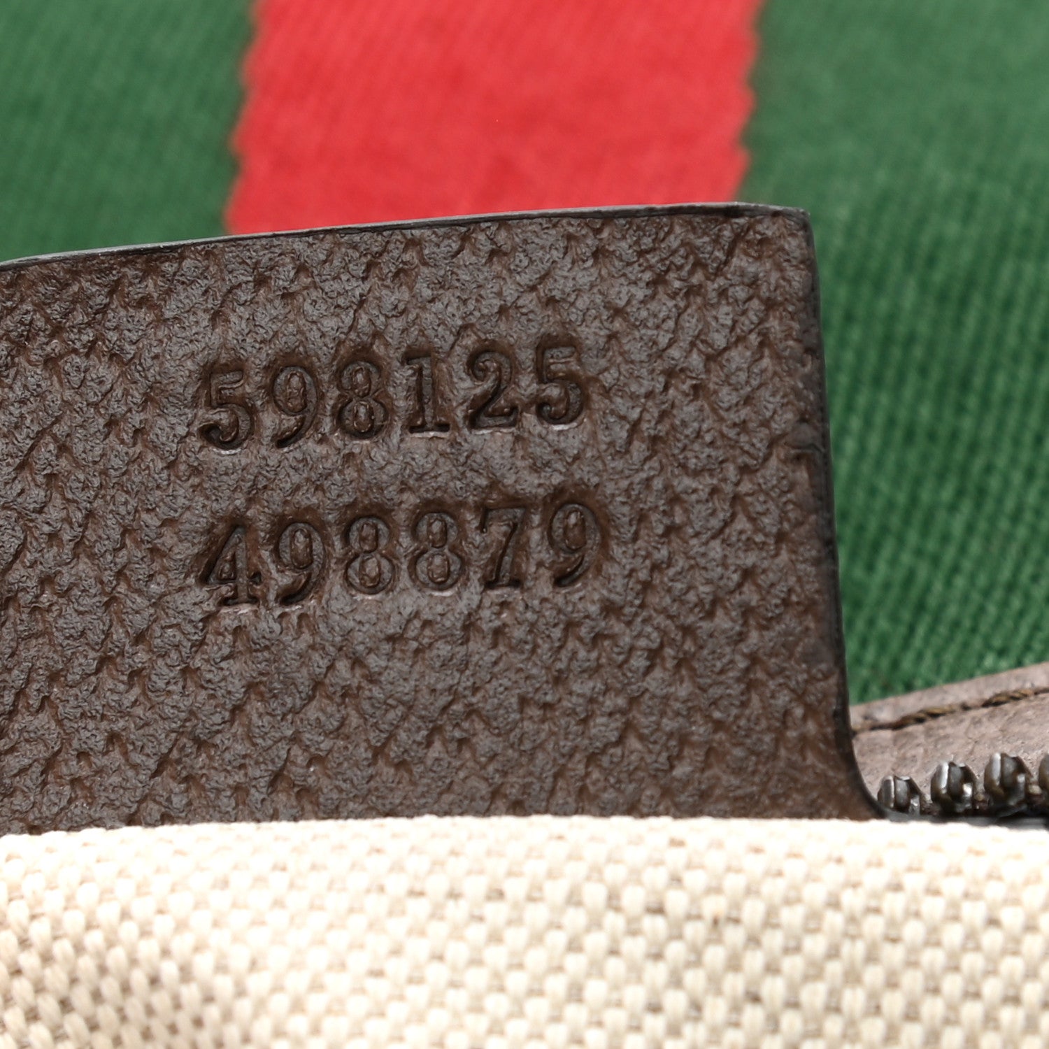 Gucci GG Supreme Monogram Web Small Ophidia Half Moon Hobo Brown 7 of 12