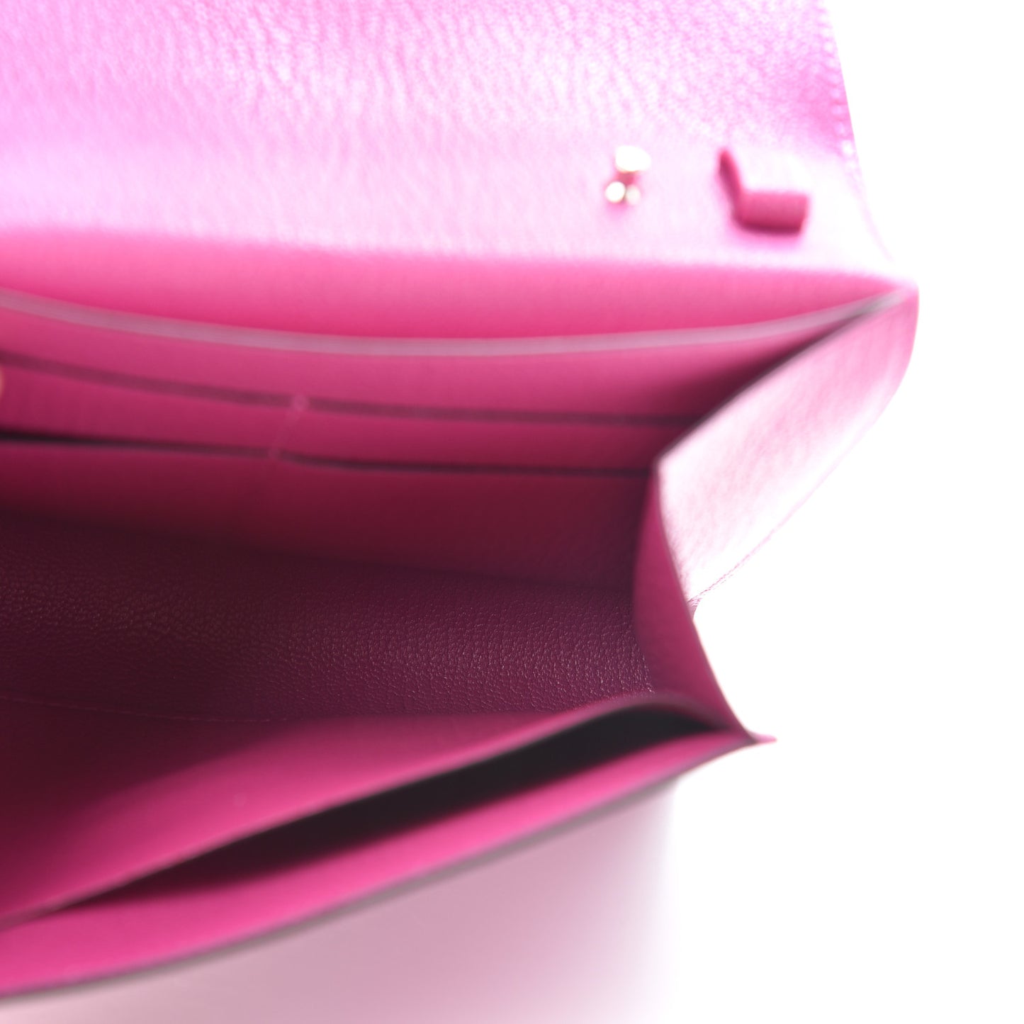 Chevre Mysore Clic 16 Wallet Rose Poupre