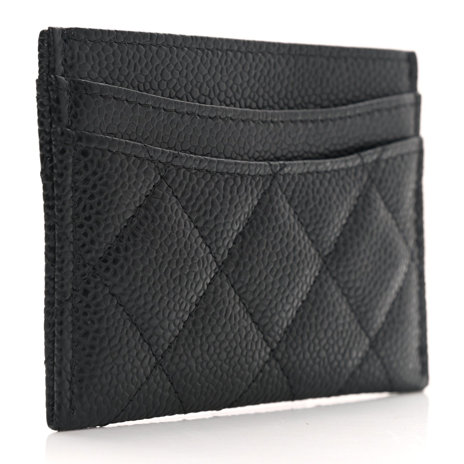 Chanel Caviar Quilted Card Holder Black 3 of 9