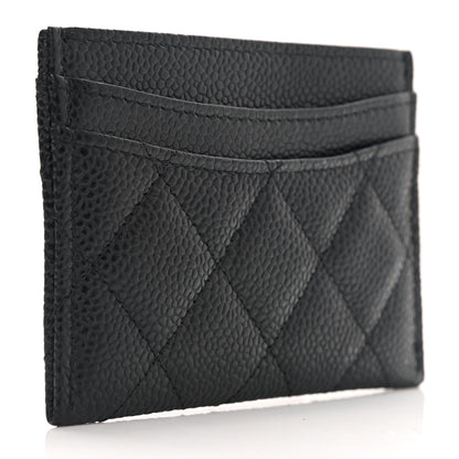 Chanel Caviar Quilted Card Holder Black 3 of 9