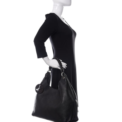 Louis Vuitton Mahina Carmel Hobo Black 2 of 9
