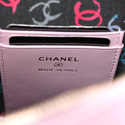 Chanel Caviar Quilted CC Mini Classic Backpack Light Purple 6 of 11