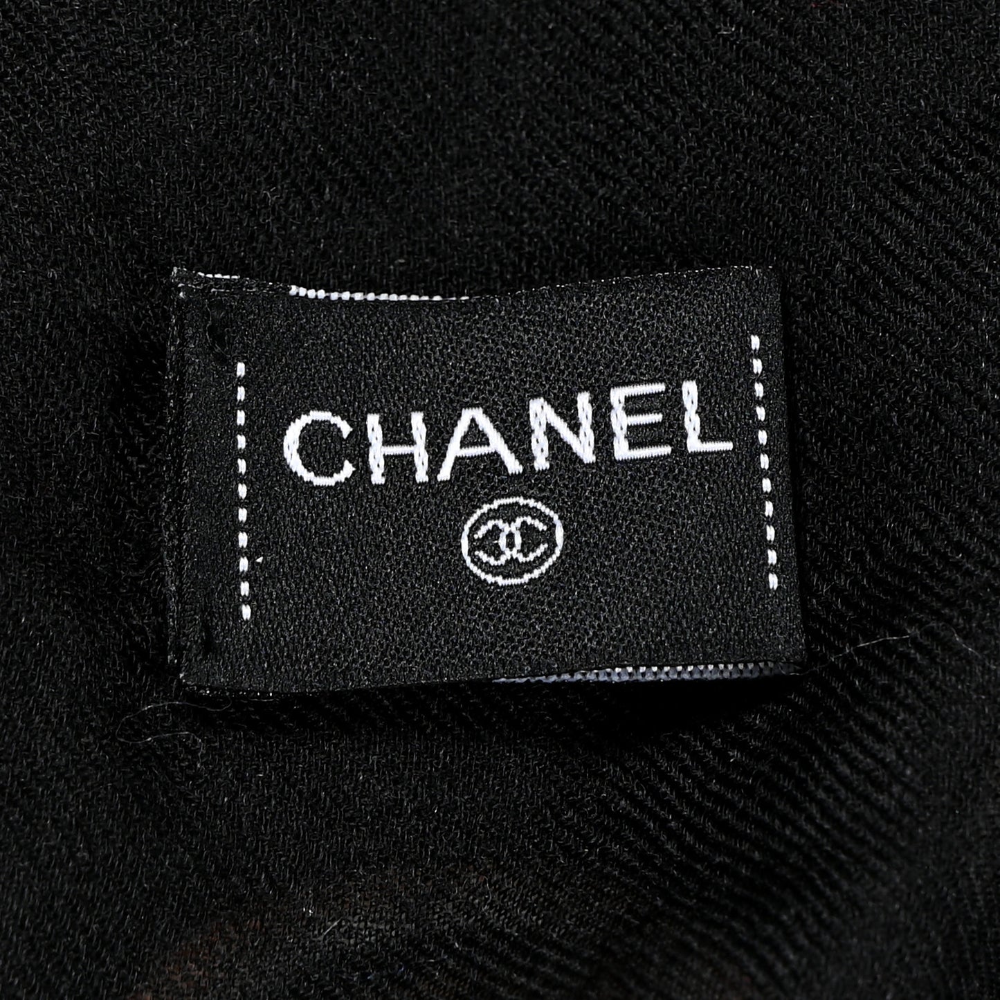 Cashmere Fringe Scarf Black