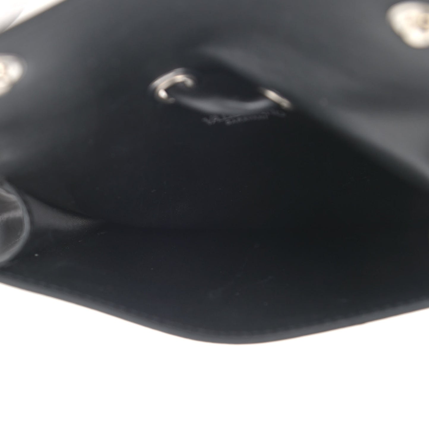 Calfskin VLTN Neck Strap Wallet Black
