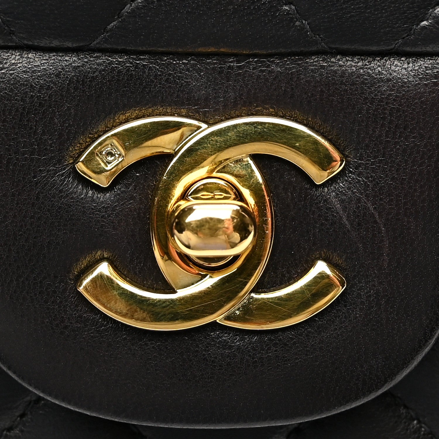Chanel Lambskin Quilted Small Double Flap Black 15 of 16
