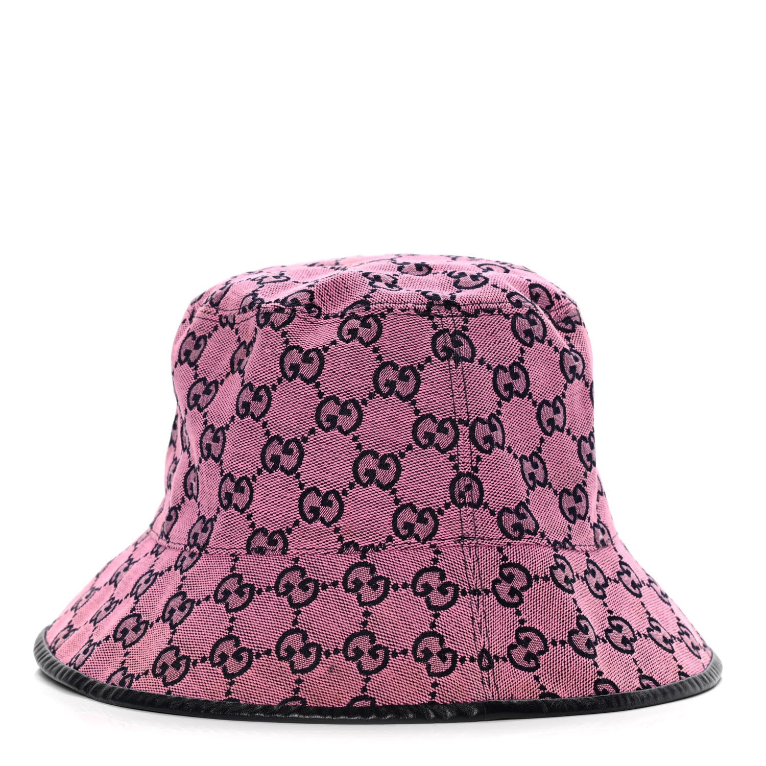 Gucci Canvas Monogram Fedora L Pink Blue 2 of 8