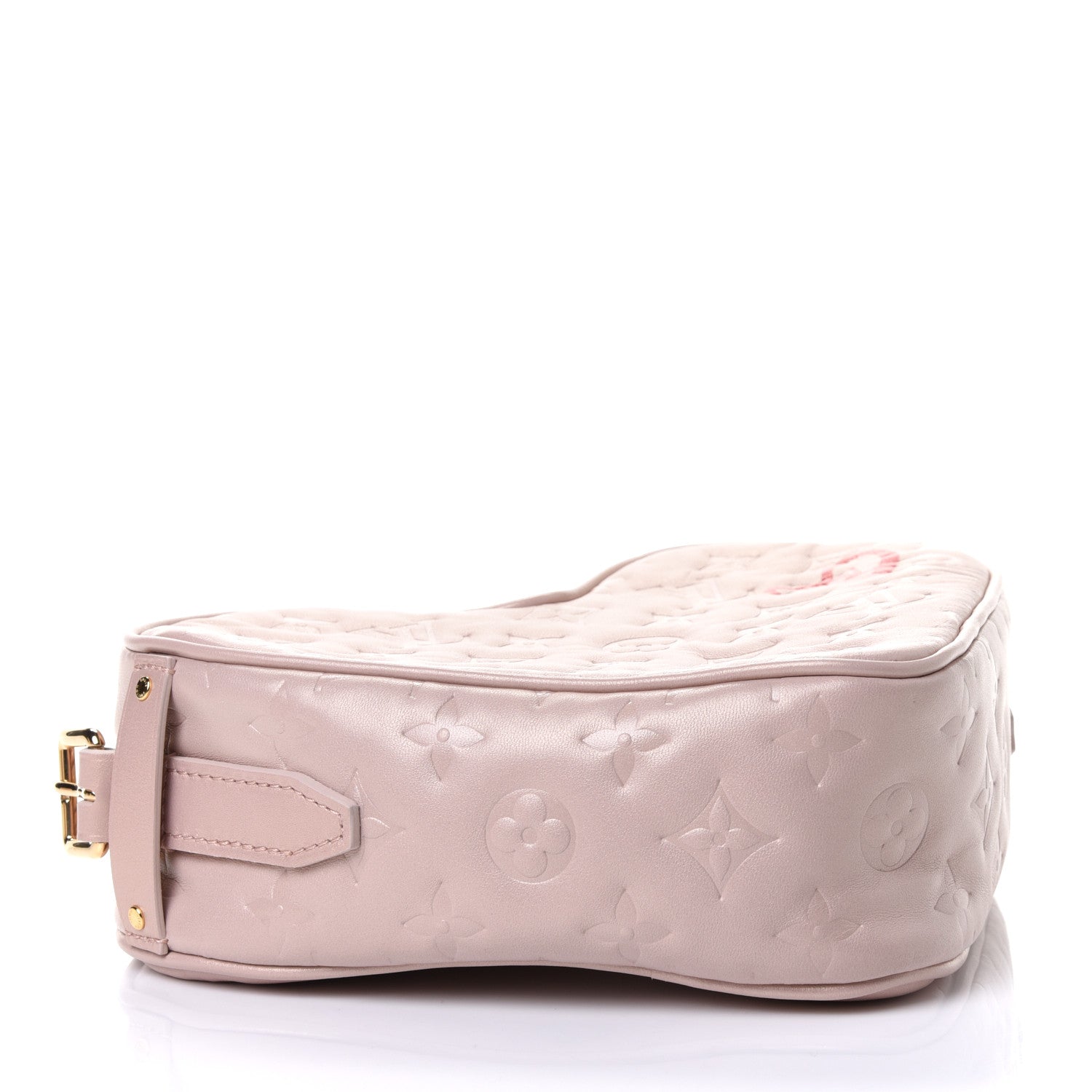 Louis Vuitton Lambskin Embossed Monogram Fall In Love Sac Coeur Light Pink 3 of 4
