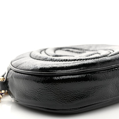 Gucci Patent Mini Soho Chain Bag Black 9 of 10